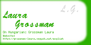 laura grossman business card